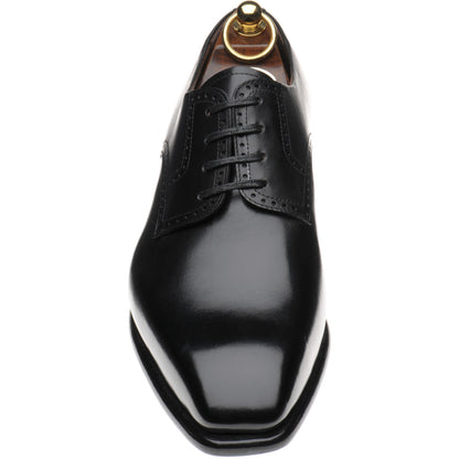 Product image for Herring Malborough mens Derby shoes in black calf
