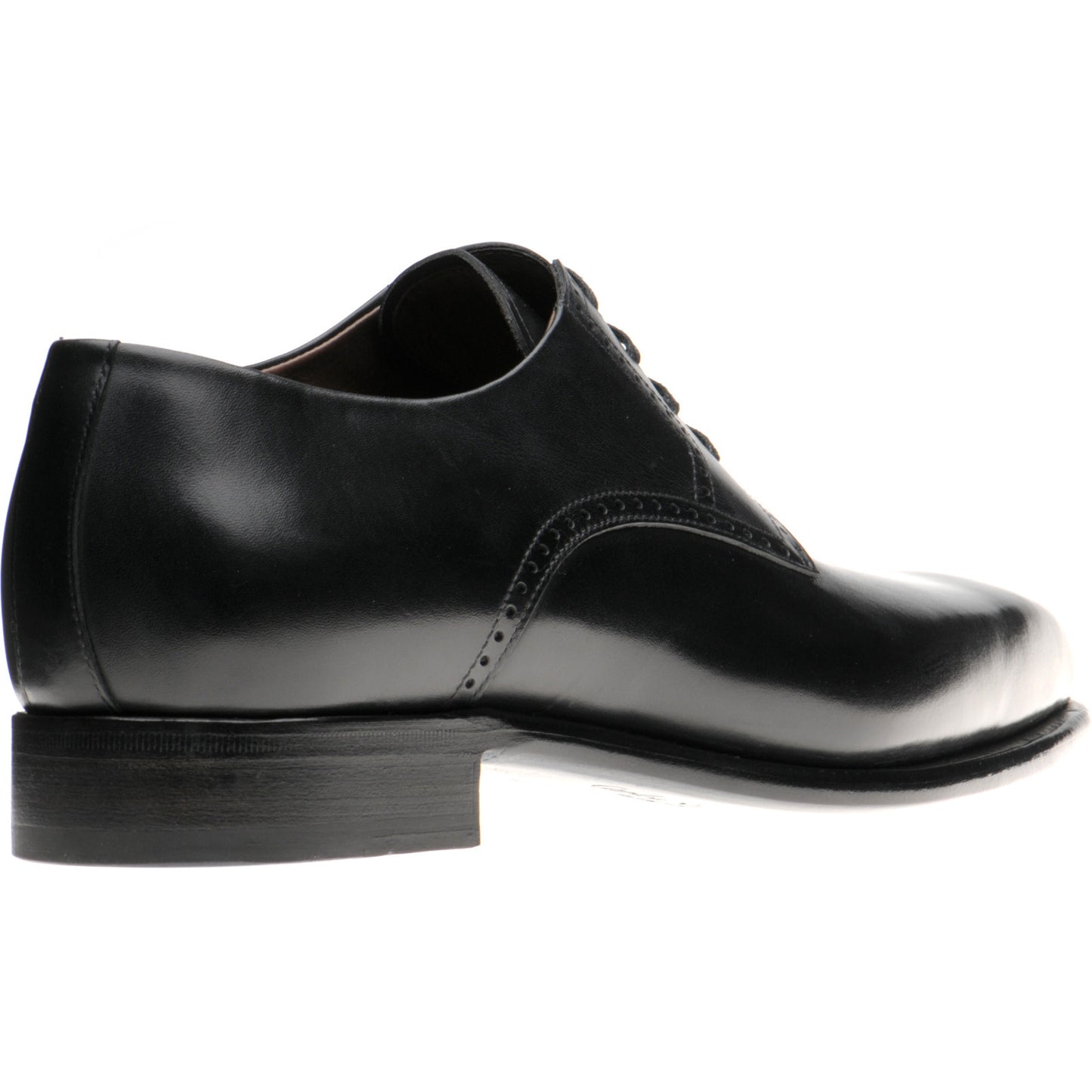 Product image for Herring Malborough mens Derby shoes in black calf