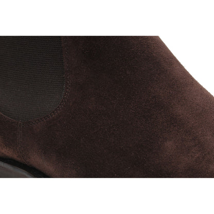 Product image for Herring Mantua mens rubber-soled Chelsea boots in brown suede