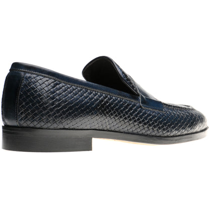 Product image for Herring Marmi mens loafers in navy calf