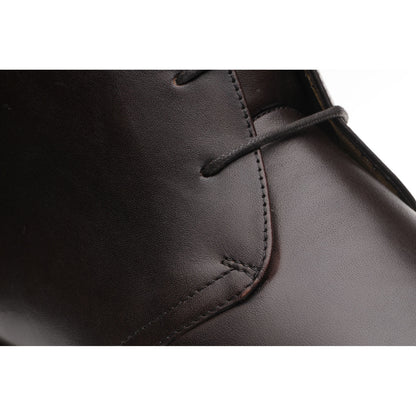 Product image for Herring Marsden mens rubber-soled Chukka boots in brown calf