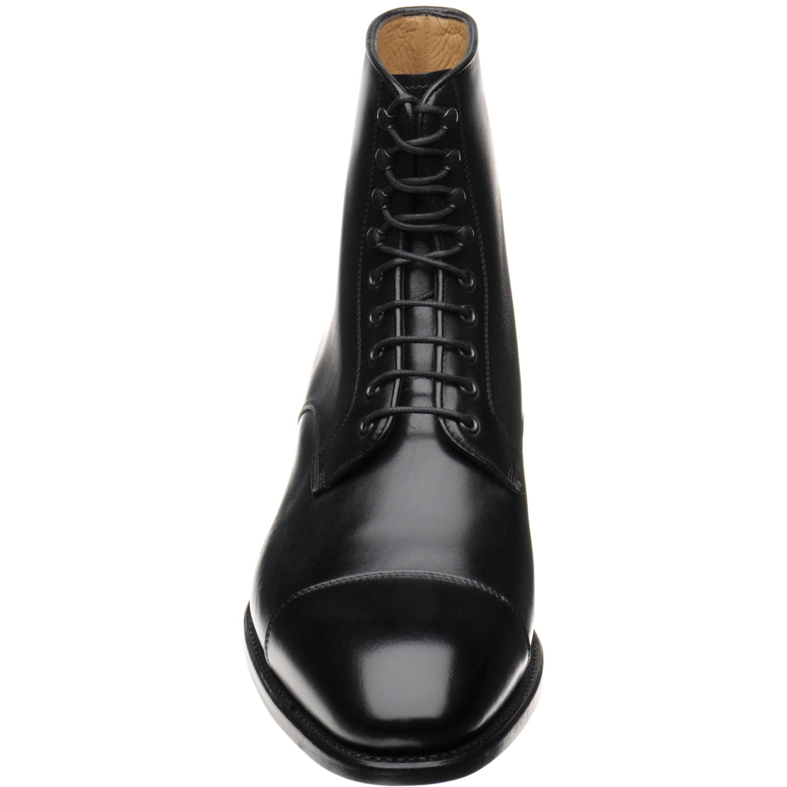 Product image for Herring Mawdsley in black calf