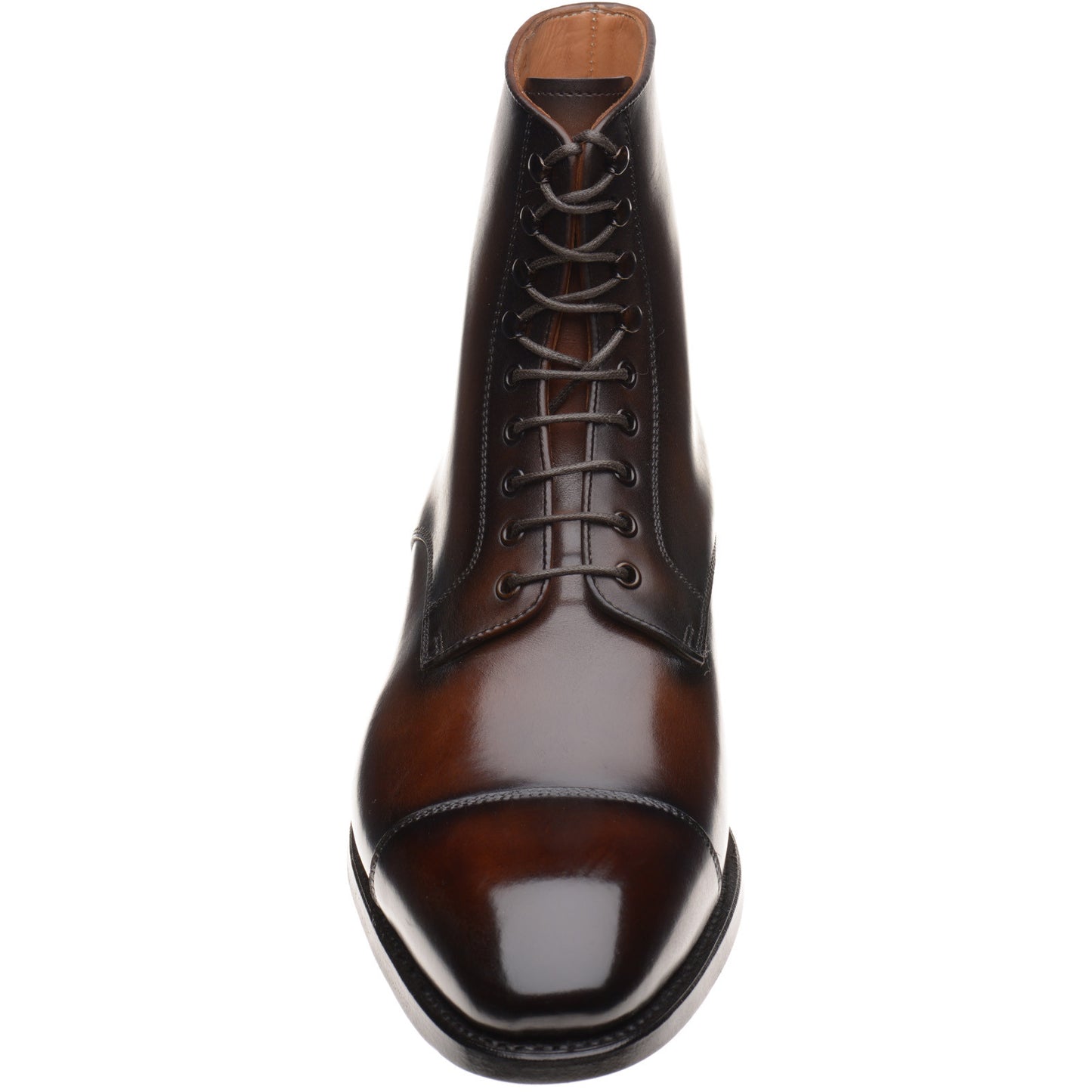 Product image for Herring Mawdsley mens boots in brown calf