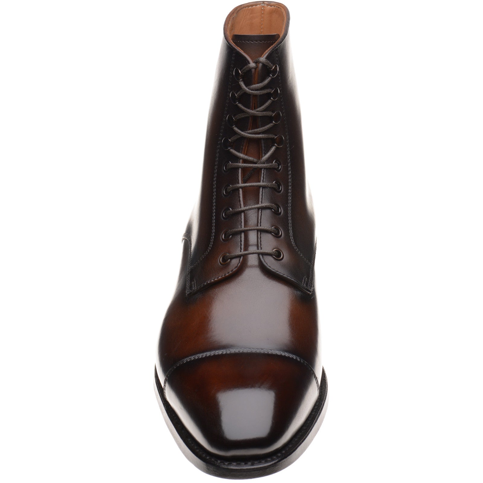 Product image for Herring Mawdsley mens boots in brown calf