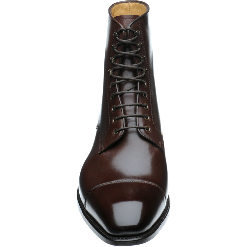 Product image for Herring Mawdsley mens boots in dark brown calf