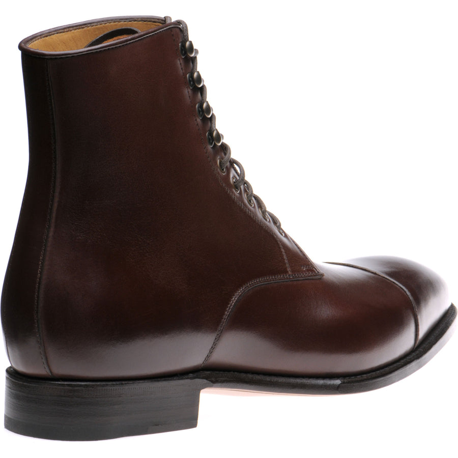 Product image for Herring Mawdsley mens boots in dark brown calf