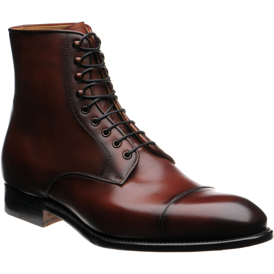 Product image for Herring Mawdsley mens boots in rosewood calf (second)