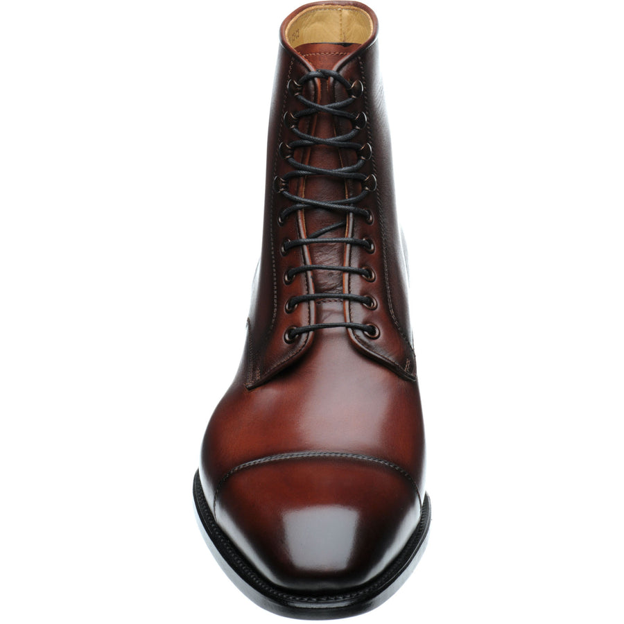 Product image for Herring Mawdsley mens boots in rosewood calf (second)