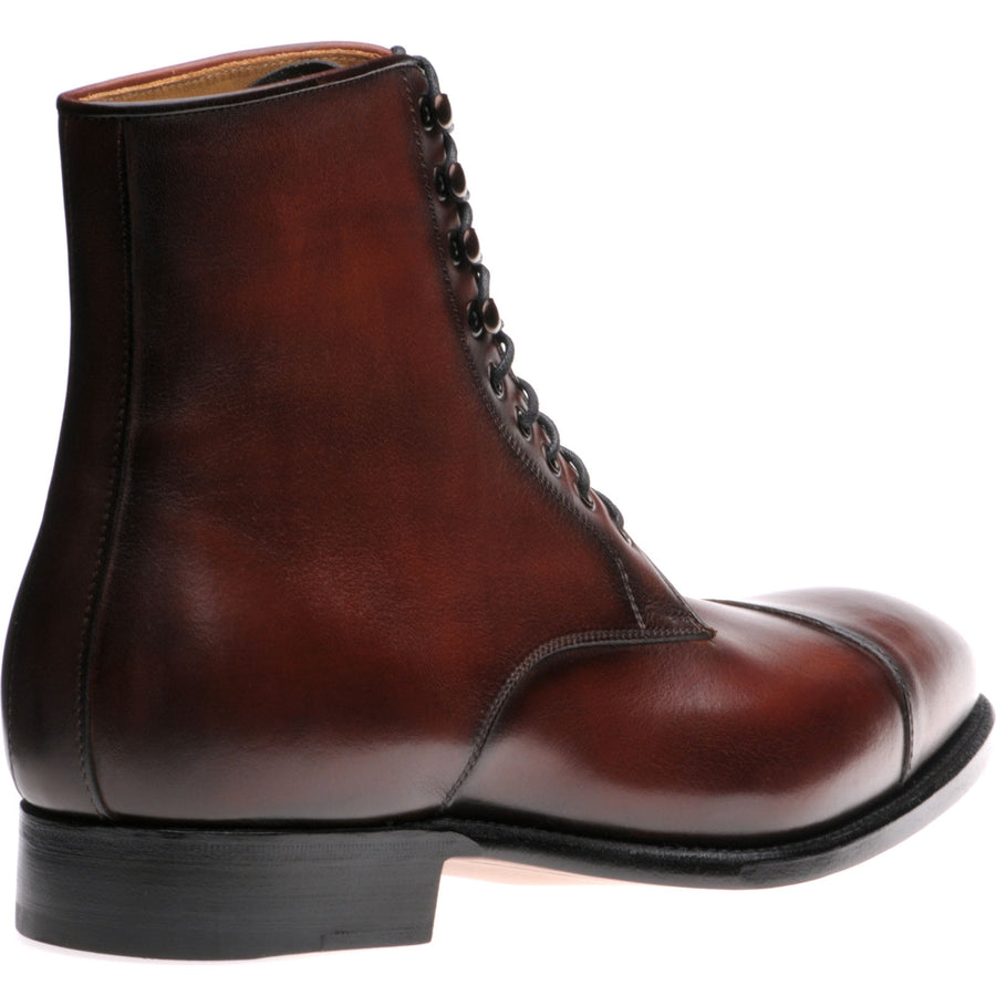 Product image for Herring Mawdsley mens boots in rosewood calf (second)