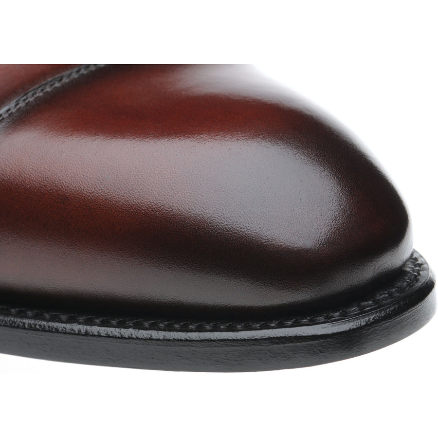 Product image for Herring Mawdsley mens boots in rosewood calf (second)