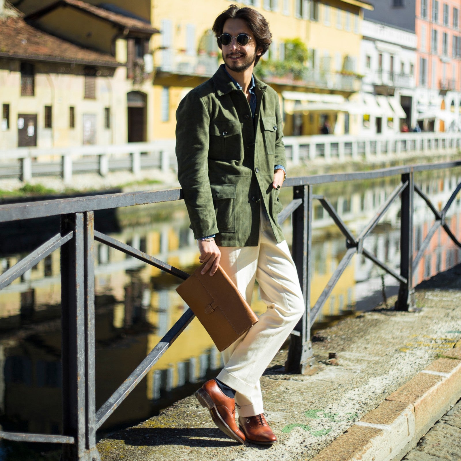 Product image for Herring Mayfair mens Oxfords in rosewood