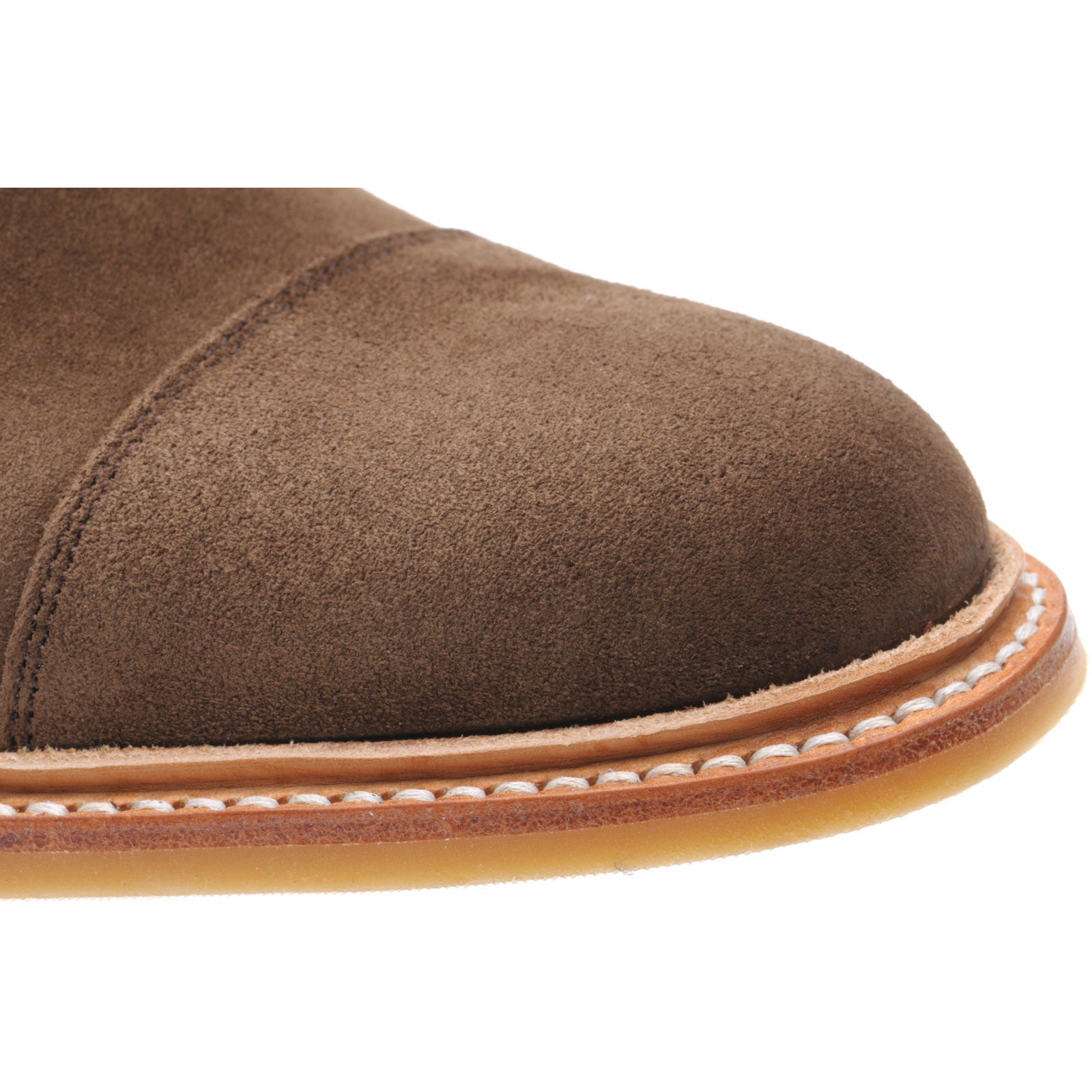 Product image for Herring Melksham mens rubber-soled boots in castagnia suede