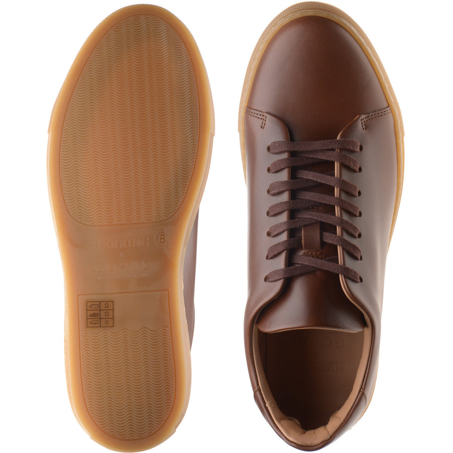 Product image for Herring Mellor II mens rubber-soled in mid brown (second)