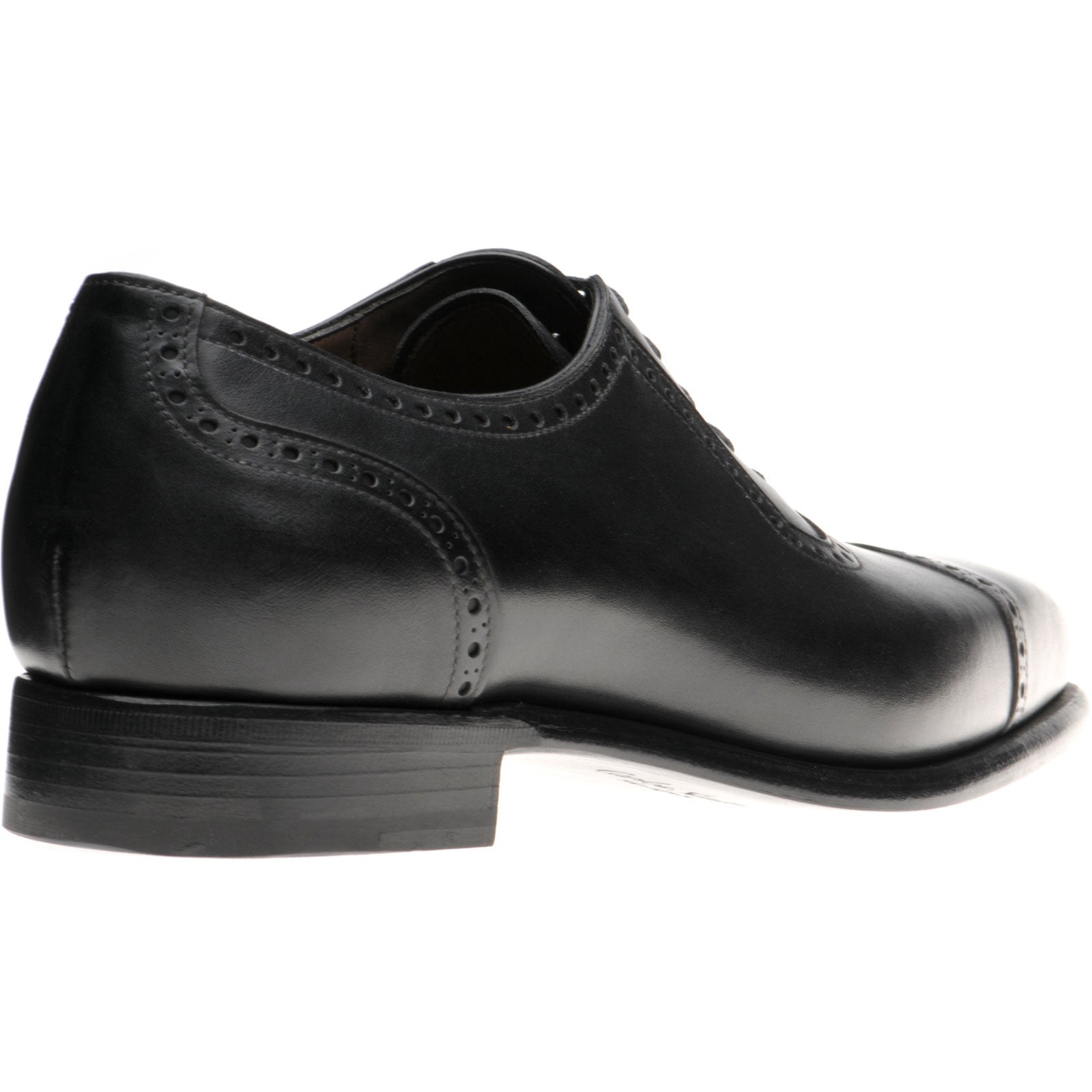 Product image for Herring Millbank mens brogues in black calf