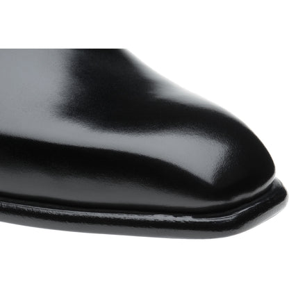 Product image for Herring Milner mens Chukka boots in black calf