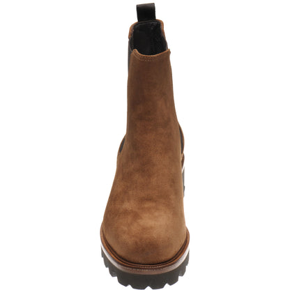 Product image for Herring Molveno ladies rubber-soled Chelsea boots in brown suede