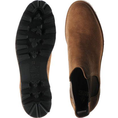 Product image for Herring Molveno ladies rubber-soled Chelsea boots in brown suede