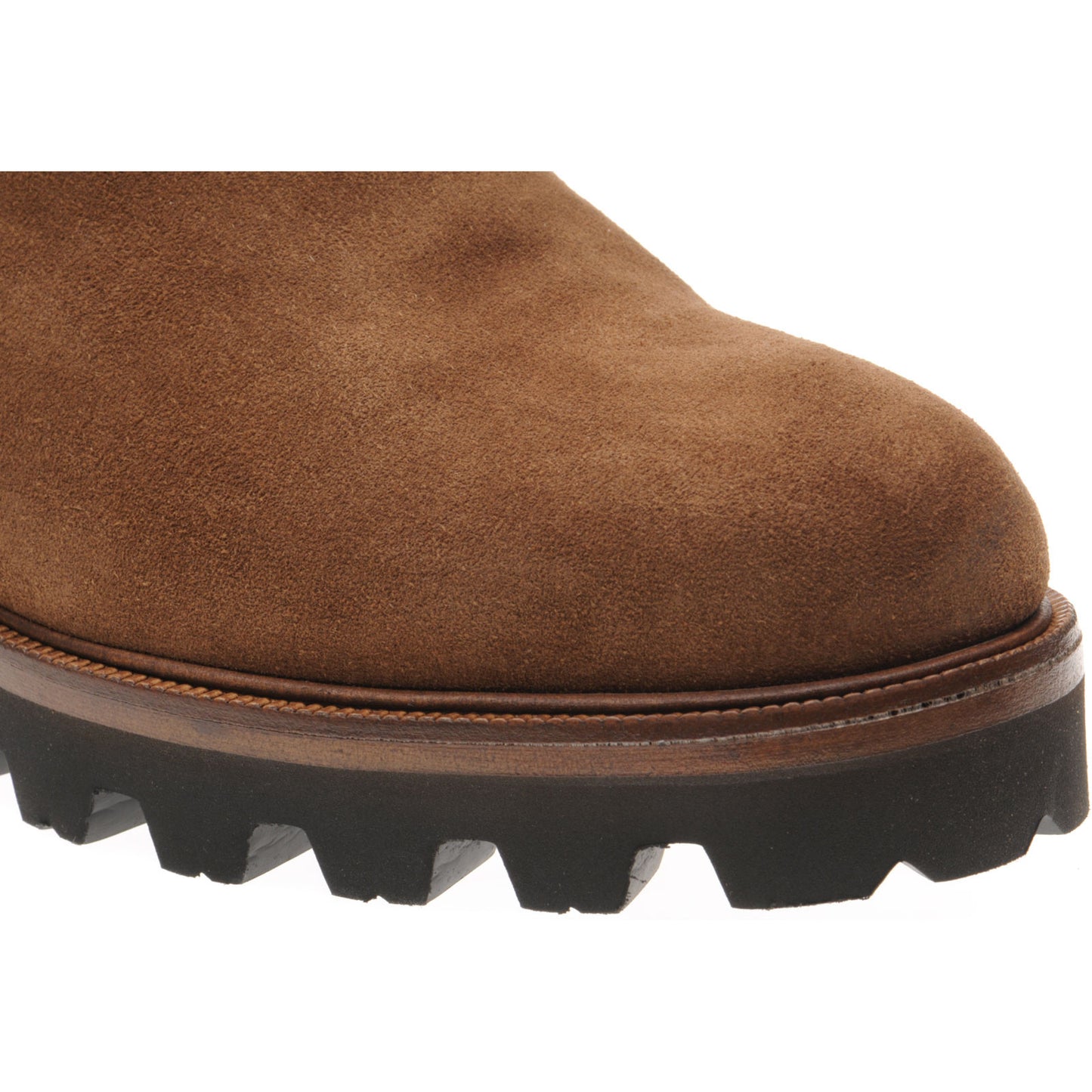 Product image for Herring Molveno ladies rubber-soled Chelsea boots in brown suede