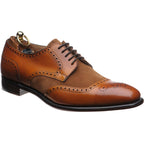 Chestnut Calf and Fox Suede