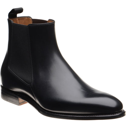 Product image for Herring Mountbatten mens in black calf