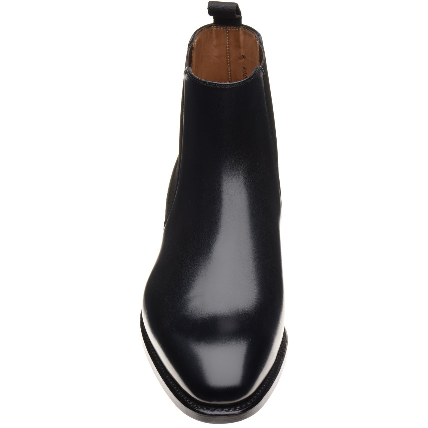 Product image for Herring Mountbatten mens in black calf