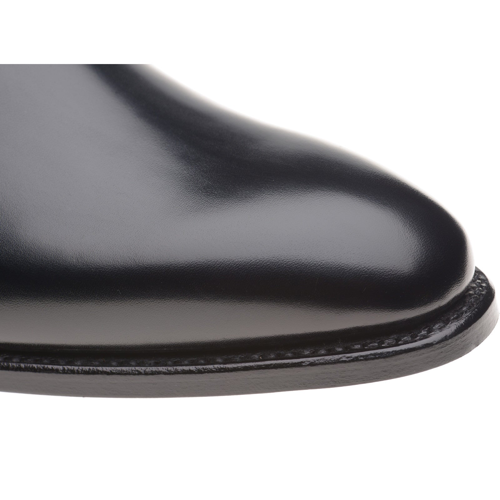 Product image for Herring Mountbatten mens in black calf