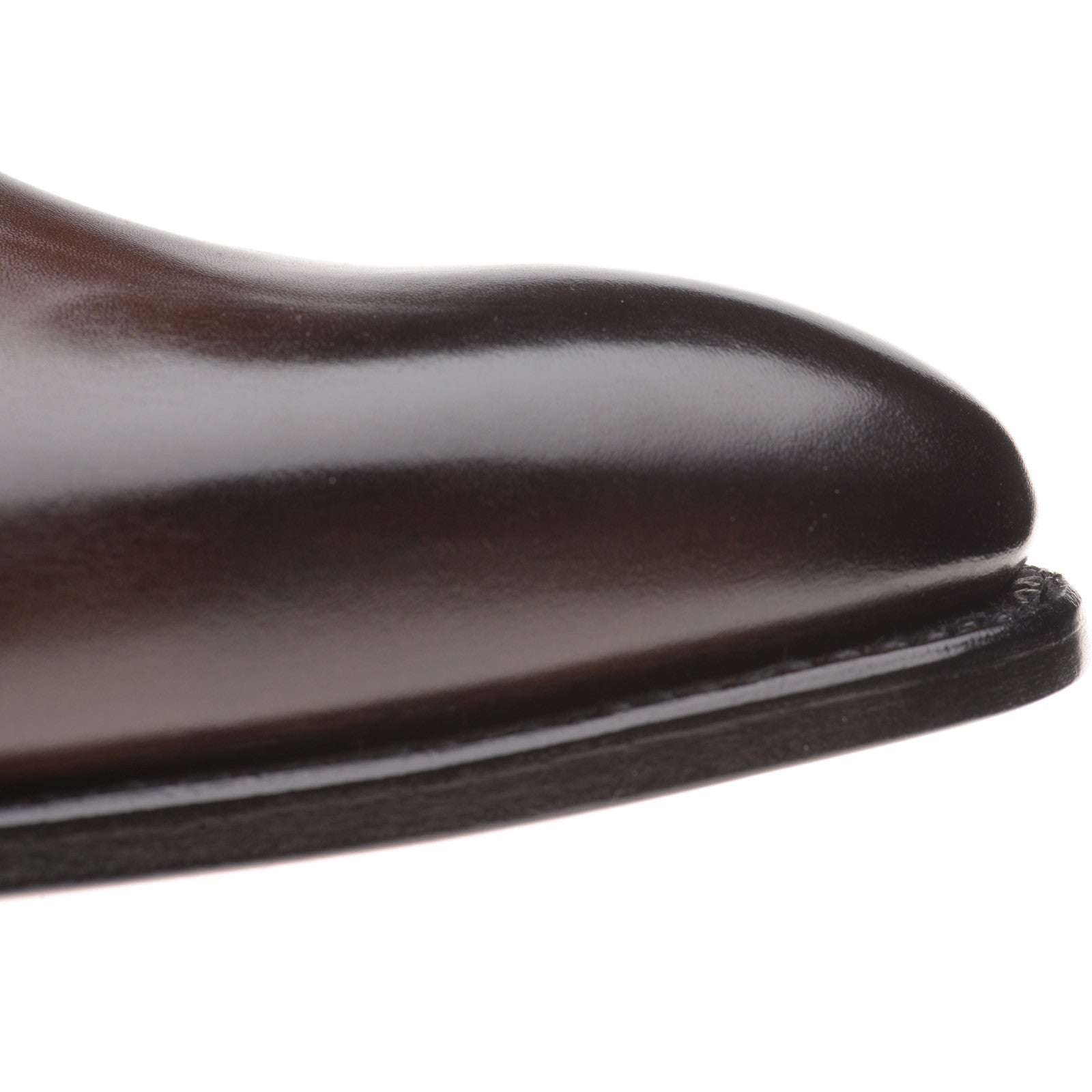 Product image for Herring Mountbatten mens Chelsea boots in dark brown calf