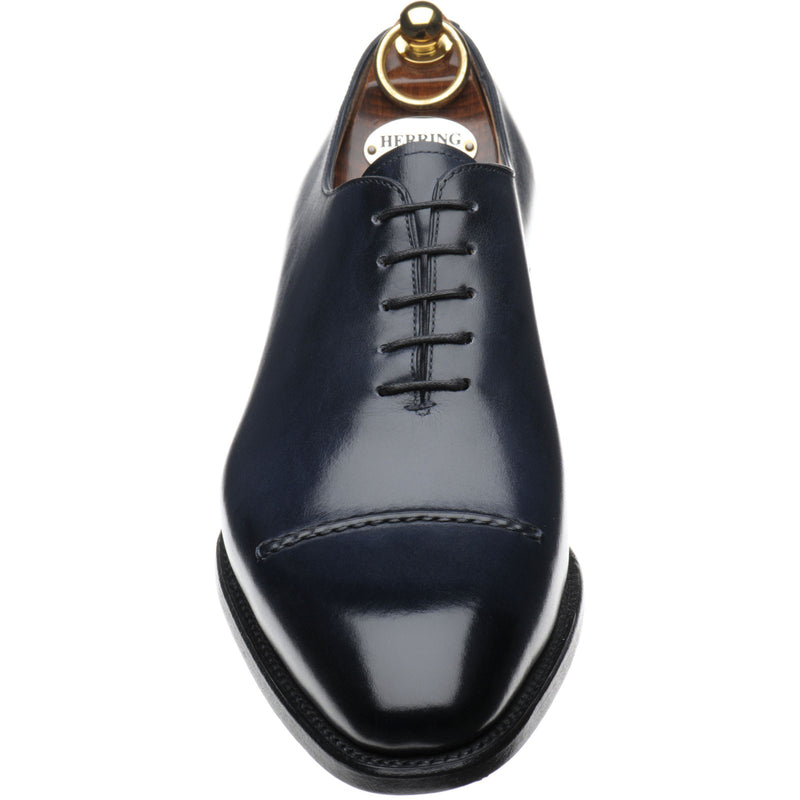 Product image for Herring Mowbray mens Oxfords in navy calf (second)
