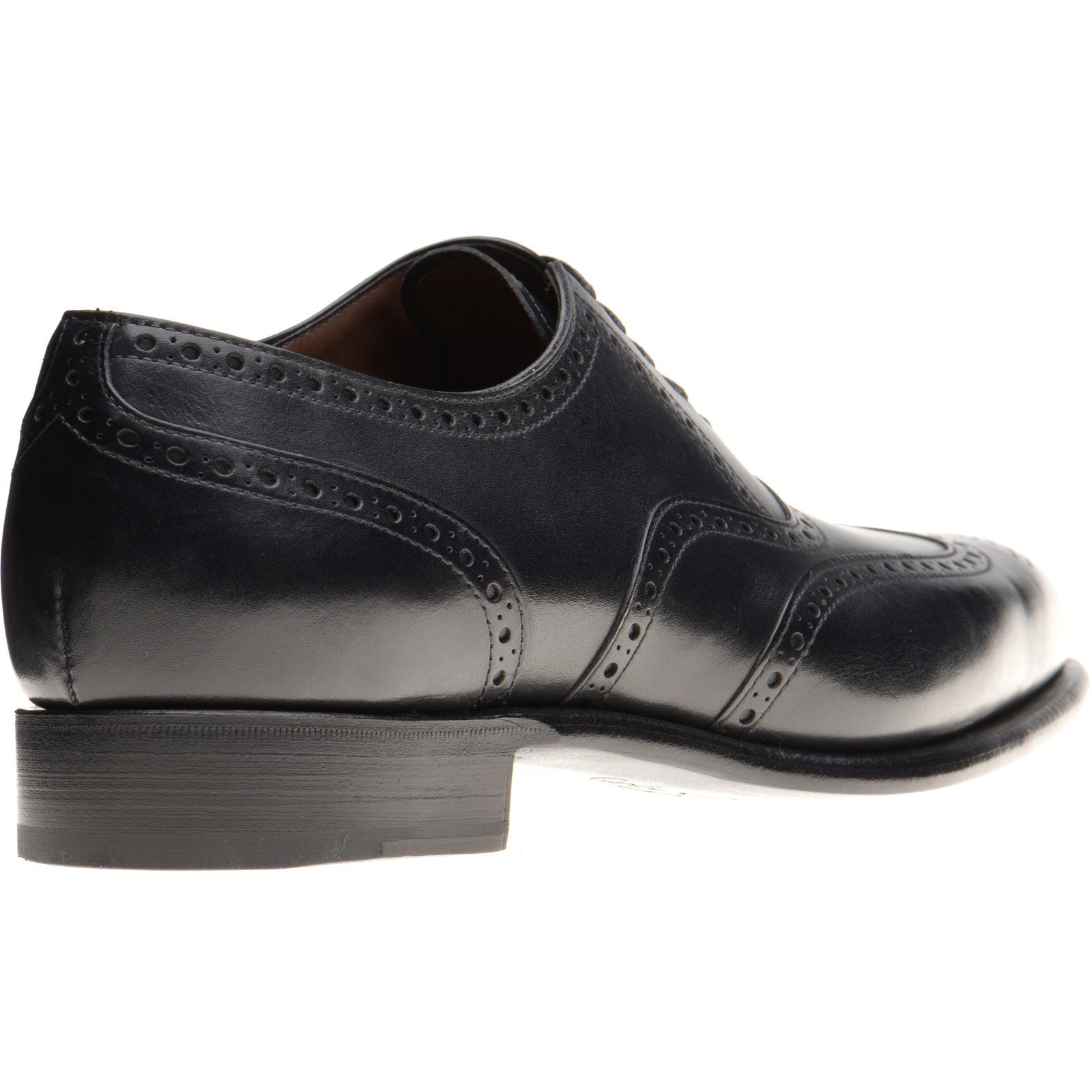 Product image for Herring Munster II mens brogues in black calf