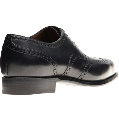 Product image for Herring Munster II mens brogues in black calf