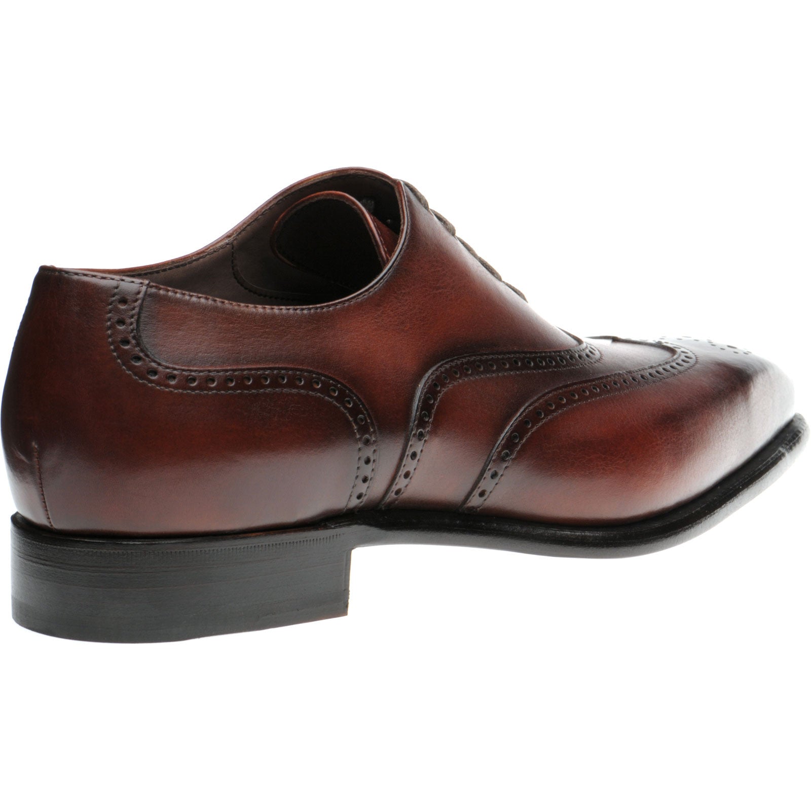 Product image for Herring Munster mens brogues in rosewood calf (second)
