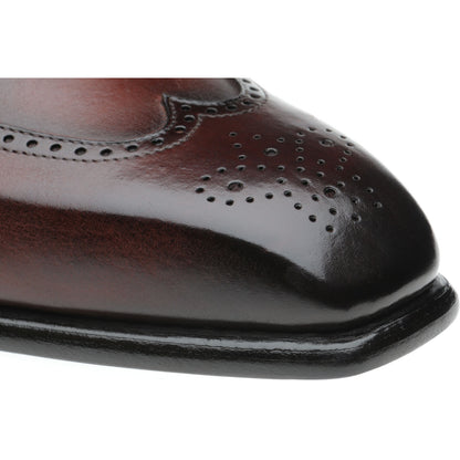 Product image for Herring Munster mens brogues in rosewood calf (second)