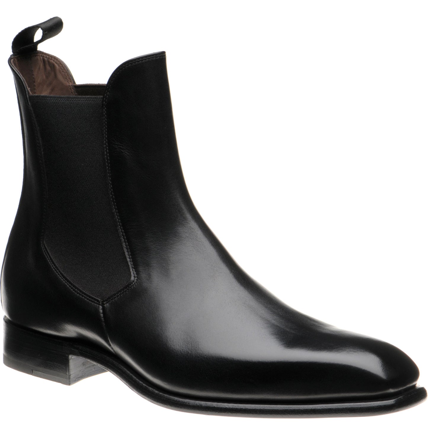 Product image for Herring Muswell mens Chelsea boots in black calf (second)