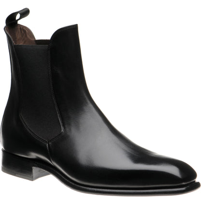 Product image for Herring Muswell mens Chelsea boots in black calf (second)