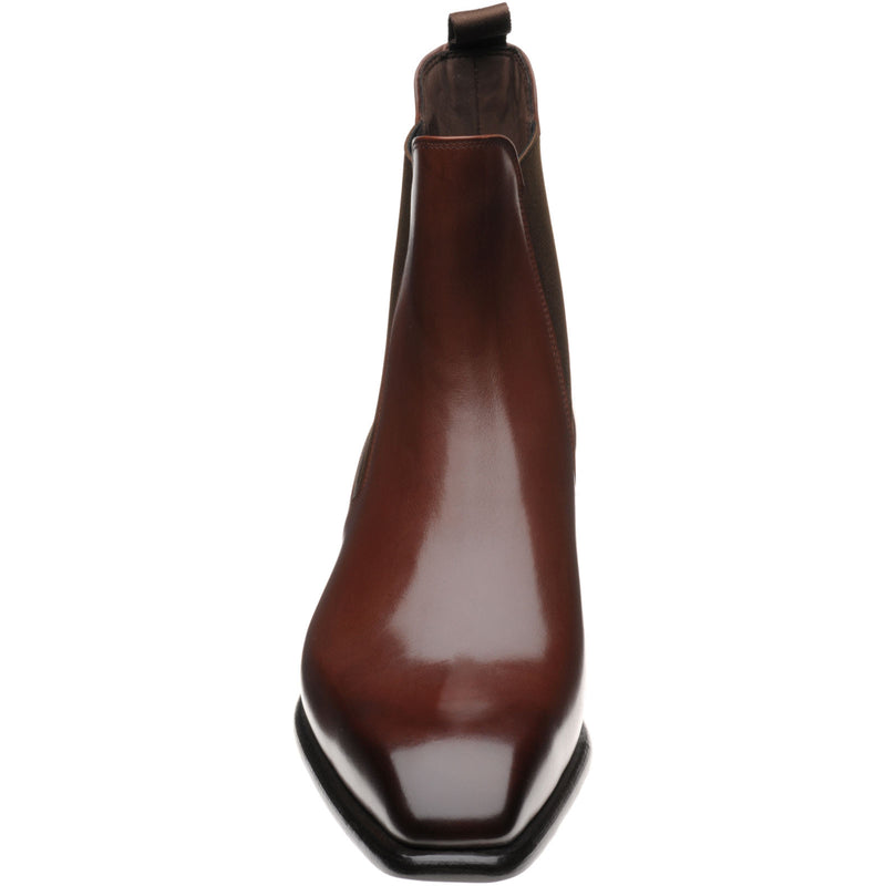 Product image for Herring Muswell mens Chelsea boots in dark brown calf (second)