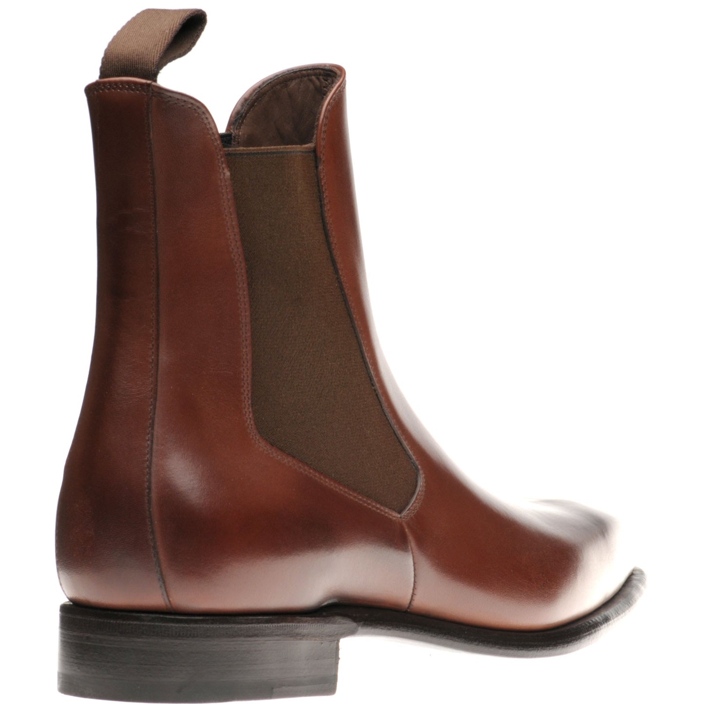 Product image for Herring Muswell mens Chelsea boots in dark brown calf (second)