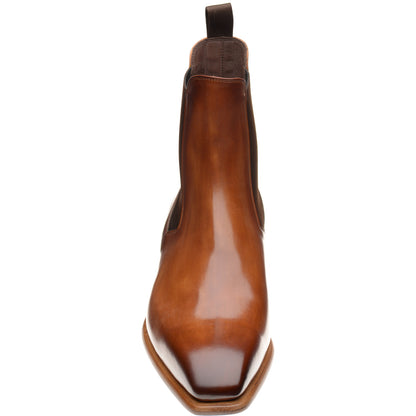 Product image for Herring Muswell mens Chelsea boots in tan calf