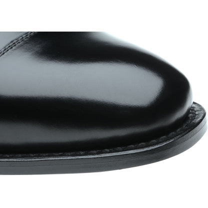 Product image for Herring Newcastle mens Oxfords in black polished (second)