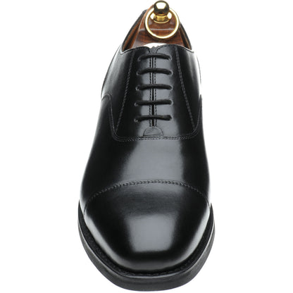 Product image for Herring Newcastle (Rubber) mens rubber-soled Oxfords in black calf (second)