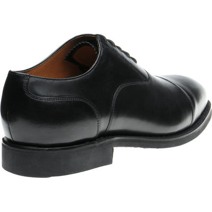 Product image for Herring Newcastle (Rubber) mens rubber-soled Oxfords in black calf (second)