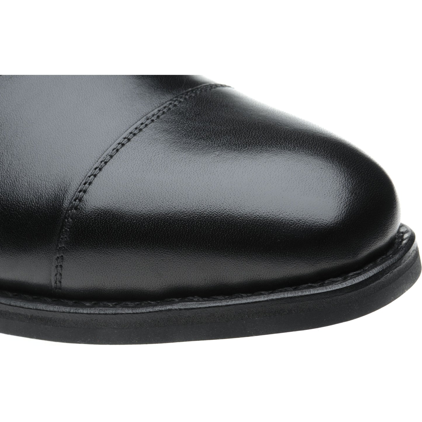 Product image for Herring Newcastle (Rubber) mens rubber-soled Oxfords in black calf (second)