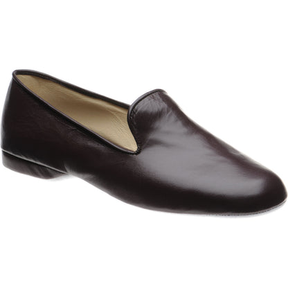 Product image for Herring Noble mens slippers in burgundy deerskin (second)