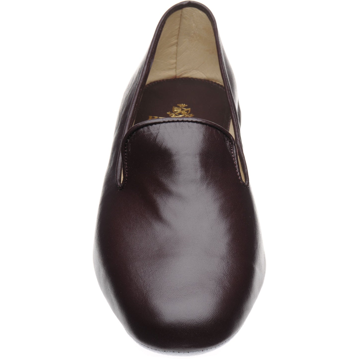 Product image for Herring Noble mens slippers in burgundy deerskin (second)