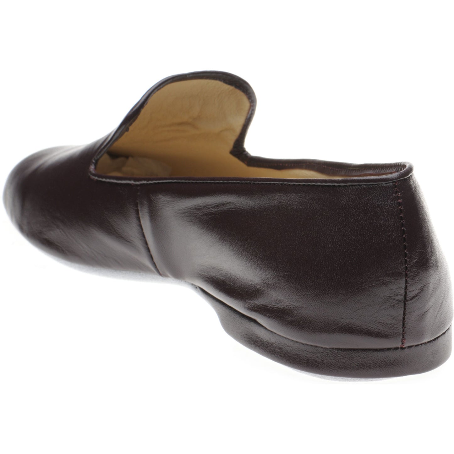 Product image for Herring Noble mens slippers in burgundy deerskin (second)