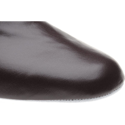 Product image for Herring Noble mens slippers in burgundy deerskin (second)