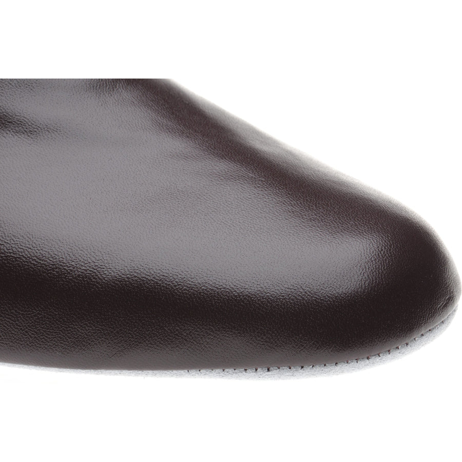 Product image for Herring Noble mens slippers in burgundy deerskin (second)