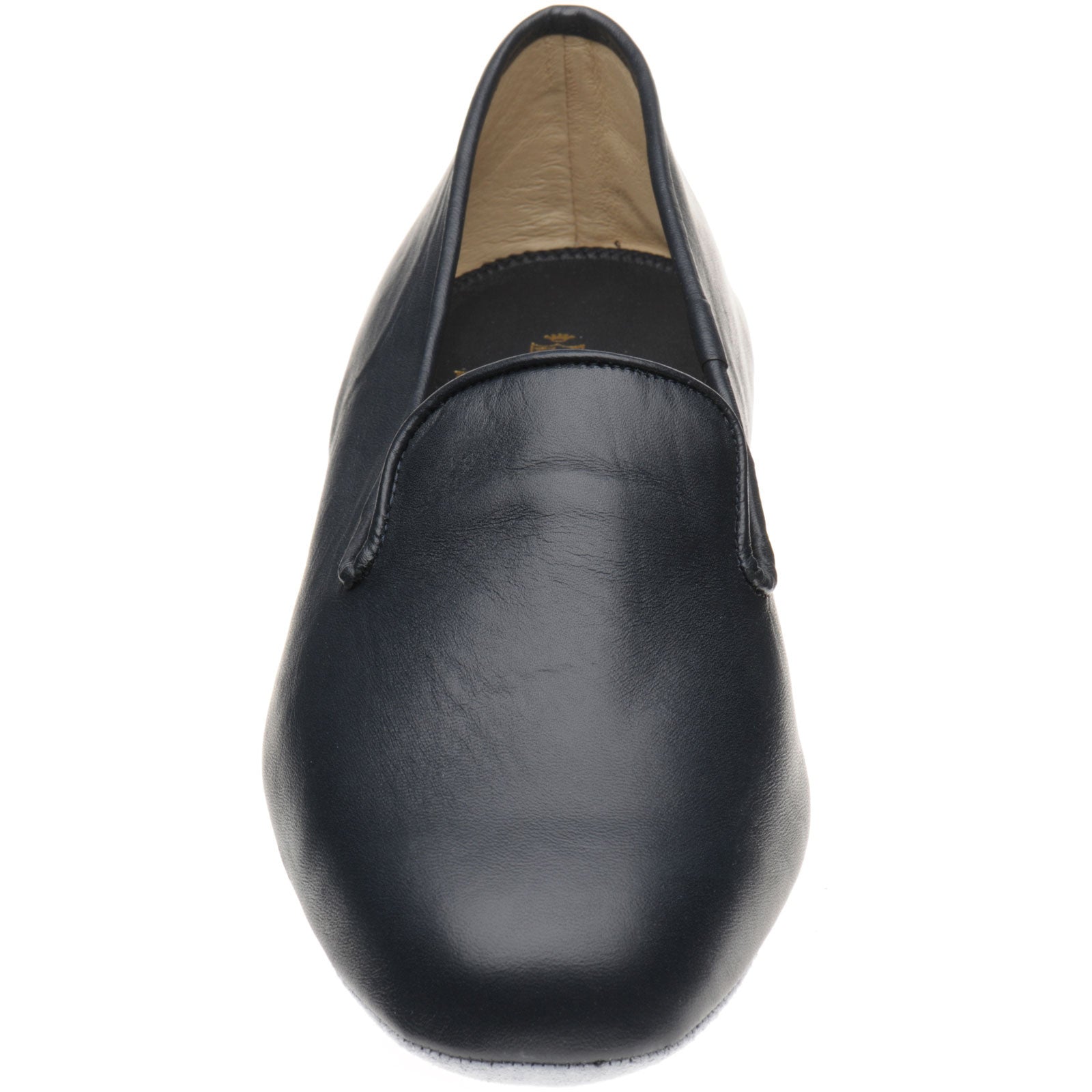 Product image for Herring Noble mens slippers in navy deerskin (second)