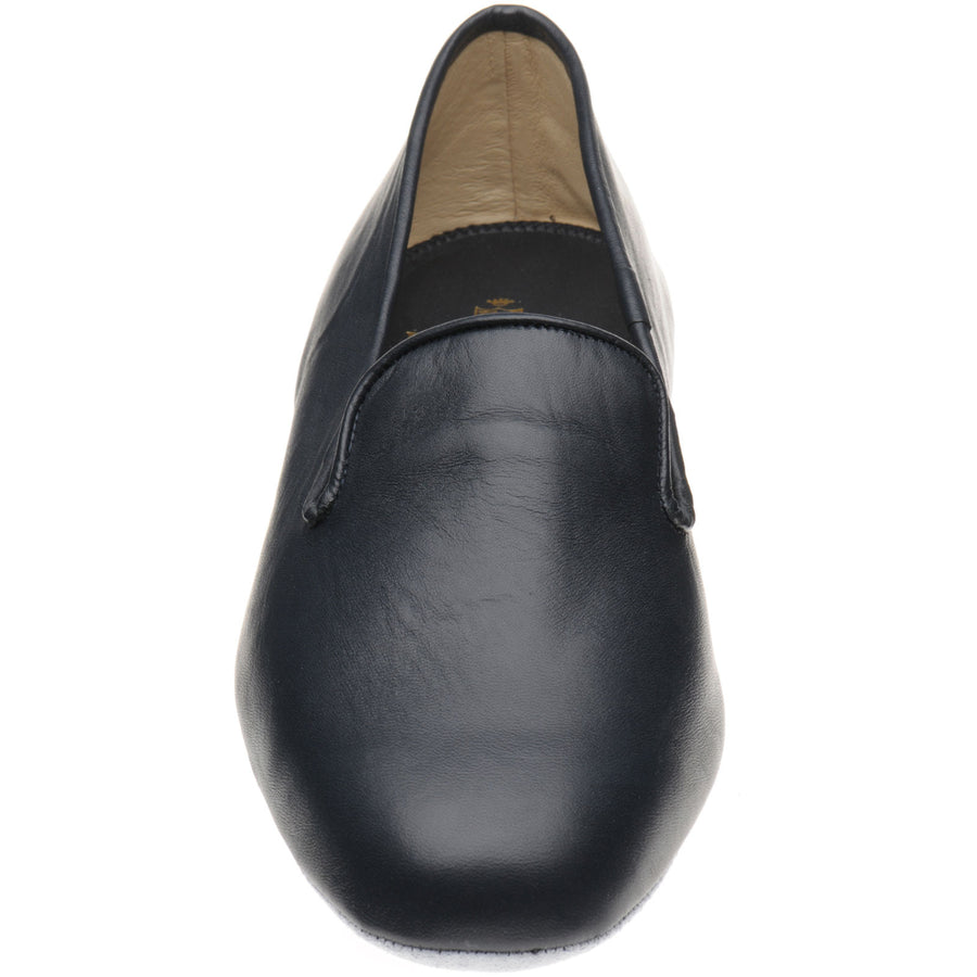 Product image for Herring Noble mens slippers in navy deerskin (second)