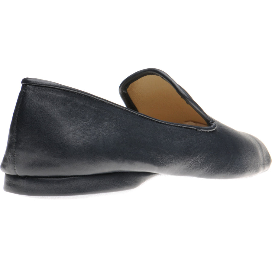 Product image for Herring Noble mens slippers in navy deerskin (second)