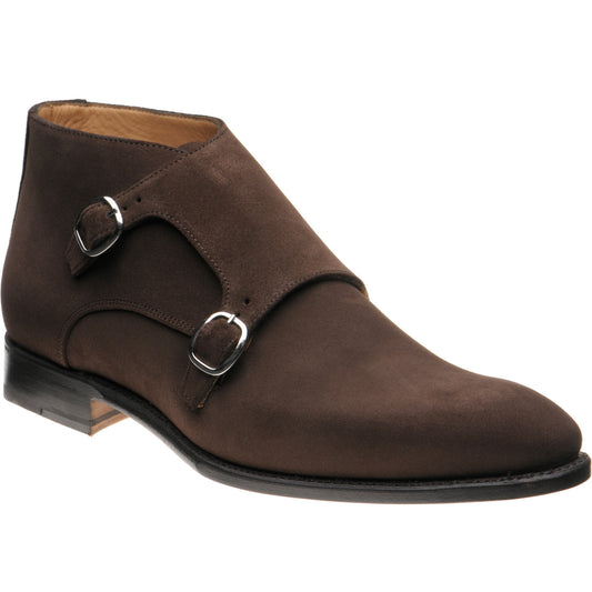 Product image for Herring Orwell mens boots in brown suede